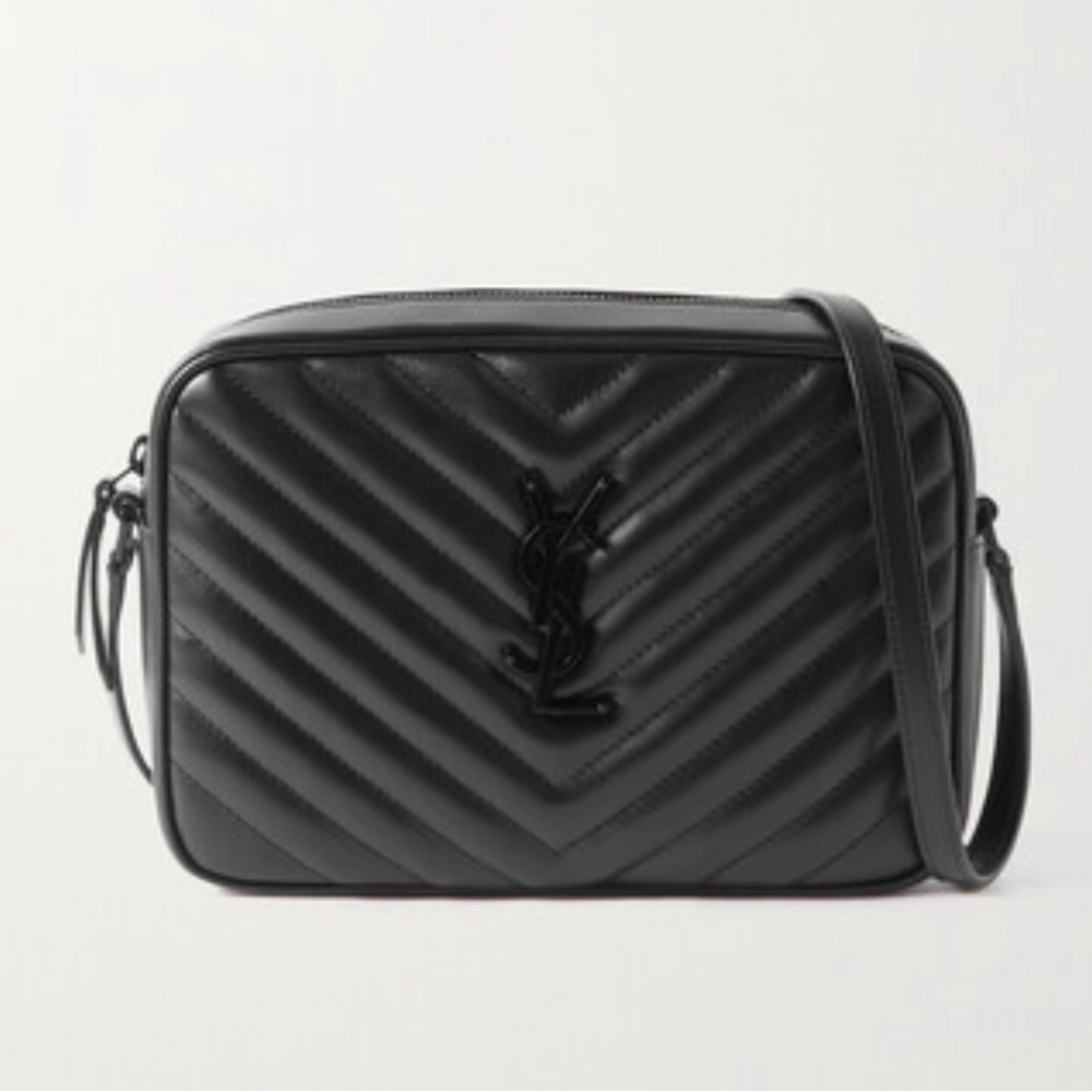 Saint laurent Lou camera bag. Black on black